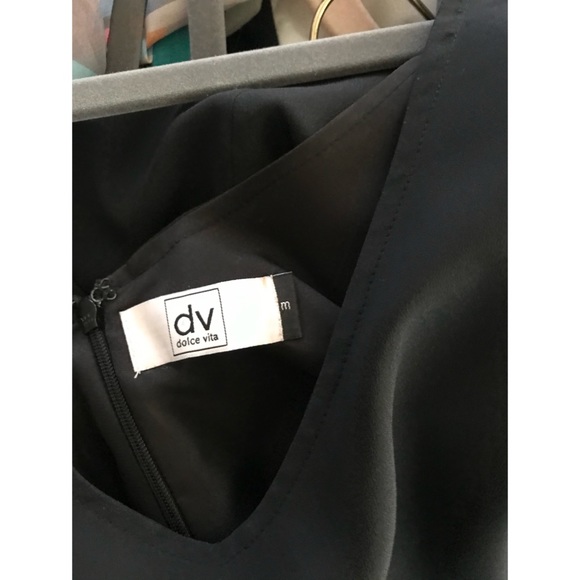 Dolce Vita Beaded Black Mini Dress - Picture 3 of 3